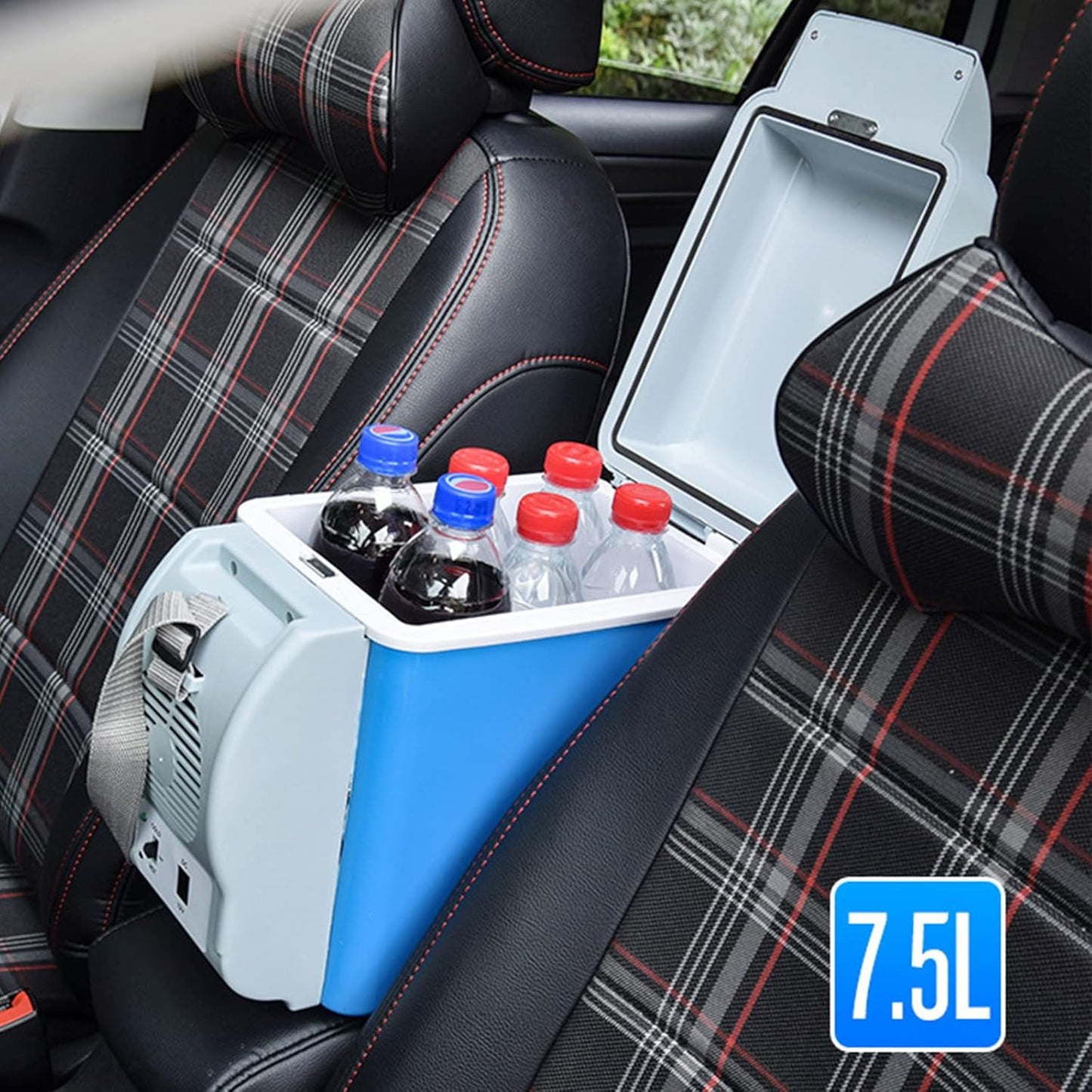Portable Mini Fridge Cooler and Warmer (ثلاجة صغيرة محمولة للتبريد والتسخين)
