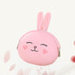 Cartoon Rabit Design Coin Case (Pair of 2)