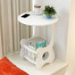 White Round Coffee Tea Table