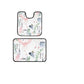 Dancing Flamingo Toilet Mat Set