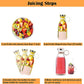 Juice making steps in Fresh Juice Blender