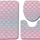 Toilet Mat Sets (Color and Design May Vary)