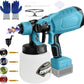 Electric Spray Gun | High Power Cordless Handheld Electric Paint Sprayer Home | 18V Battery