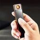 Ultra-Slim Touch Sensor USB Rechargeable Flameless Lighter (ولاعة فاخرة فائقة النحافة تعمل باللمس وقابلة للشحن عبر USB وبدون لهب)